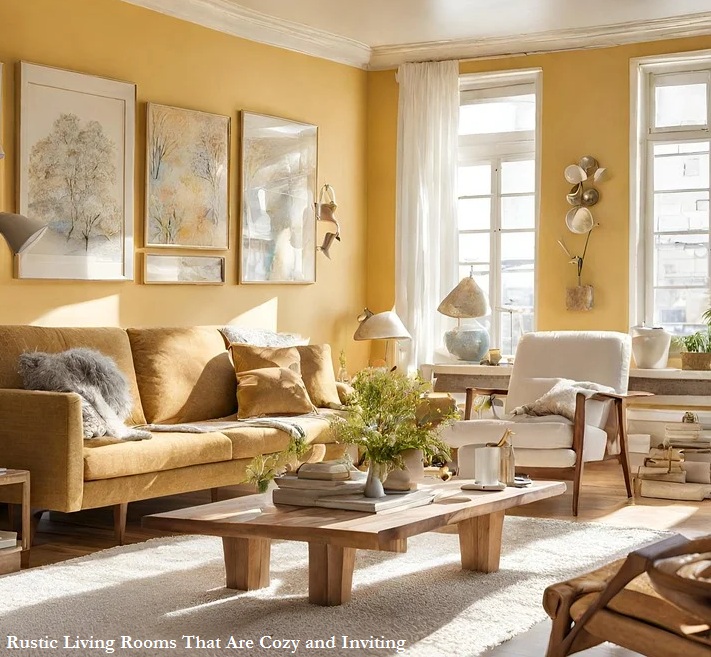 Rustic Living Rooms That Are Cozy and Inviting