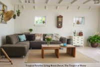 Tropical Paradise Living Room Decor, The Tropics at Home